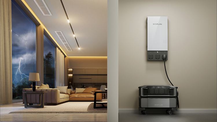 An Ecoflow Delta Pro Ultra in combination with a Smart Home Panel 2.