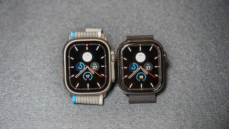 The smaller Watch 10 actually has a larger display than the Ultra 2.